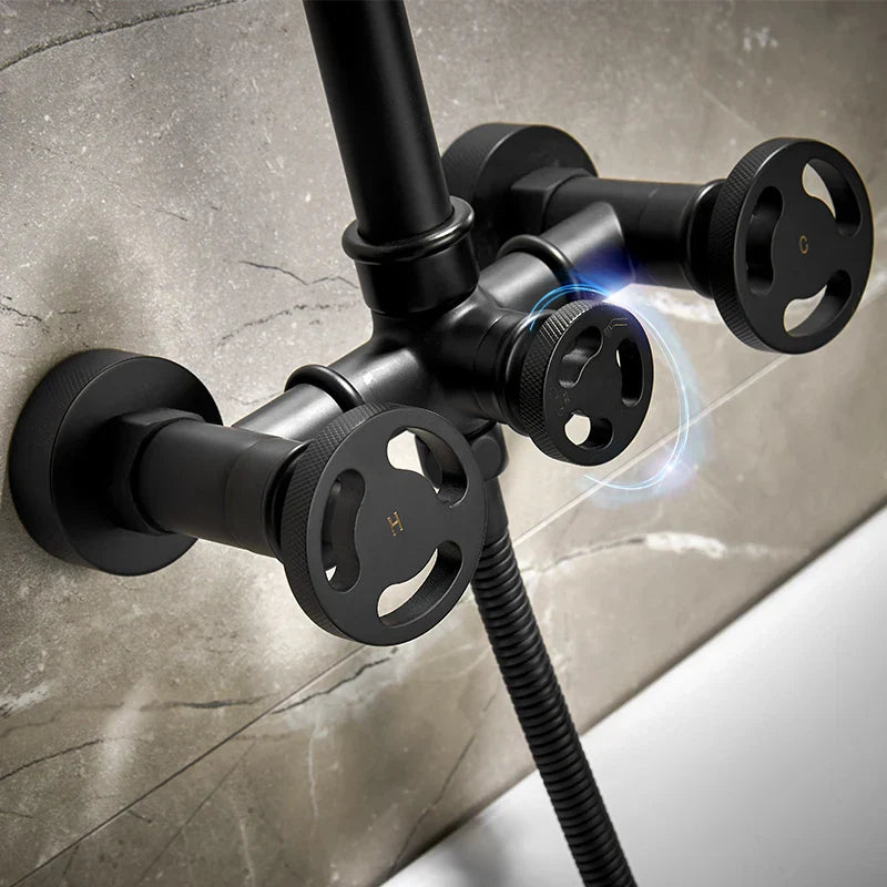 Gold Dual Control Shower Set