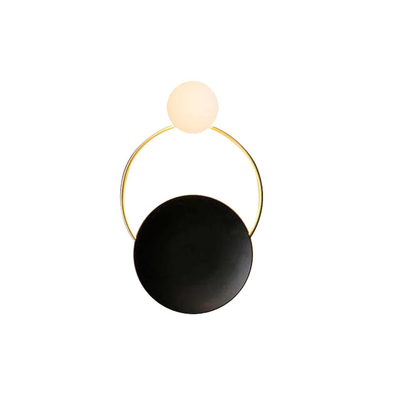 Decorbites™ Goldener Ring-Wandleuchte: Nordische Schlafzimmer-Beleuchtung für modernes Wohnzimmer-Dekor
