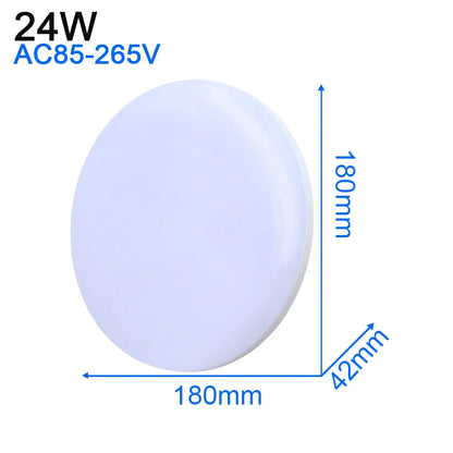 DecorBites™ LED Ceiling Light: Modern Ultra-thin Panel, 6-48W, Surface Mounted for Living Room