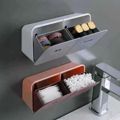 Decorbites™ Wattestäbchen- und Pad-Halter: Badezimmer-Organizer & Kosmetikbehälter