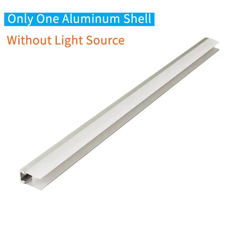 Decorbites™ LED-Schranksleifenleuchte für 8 mm Glasplatten Bücherregal Streifenlicht