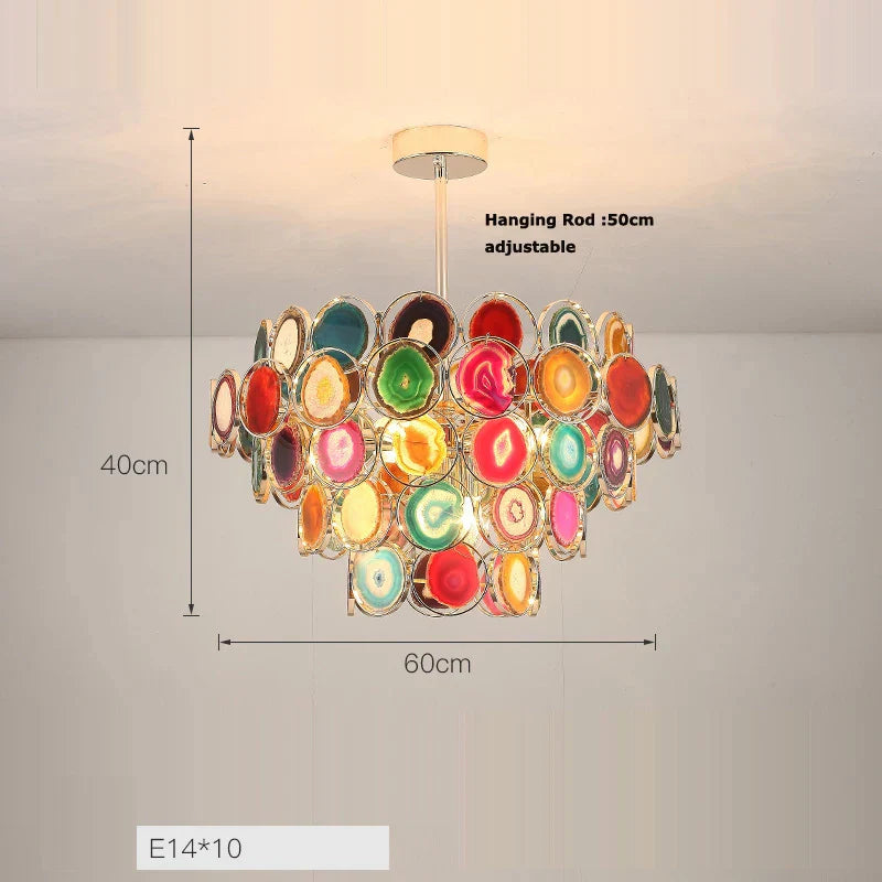 Decorbites™ Agat-Designer-LED-Kronleuchter für Eingangsbereich & Esszimmer