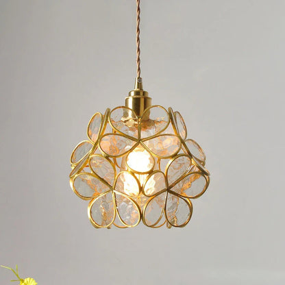 Decorbites™ Japanische Blumen-Glasanhängerleuchten Moderne LED-Hängeleuchte