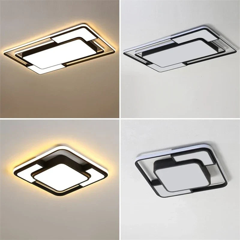 Decorbites™ Geometrische LED-Deckenleuchte: Moderne nordische Lichtluxus für die Wohnzimmerdekoration
