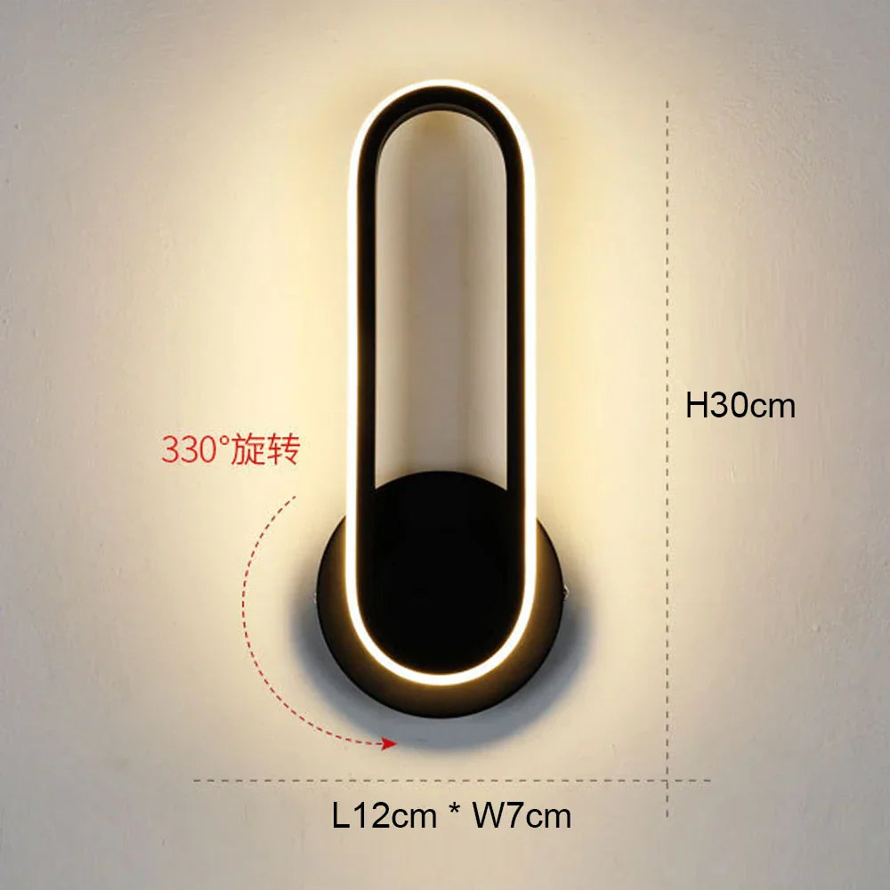 Decorbites™ LED Wandlampe: Moderne Nachttischlampe für das Schlafzimmer, Wandleuchte für das Wohnzimmer, Beleuchtung für die Hausdekoration