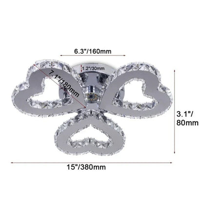 DecorBites™ Crystal Nordic LED Ceiling Chandelier for Modern Indoor Lighting