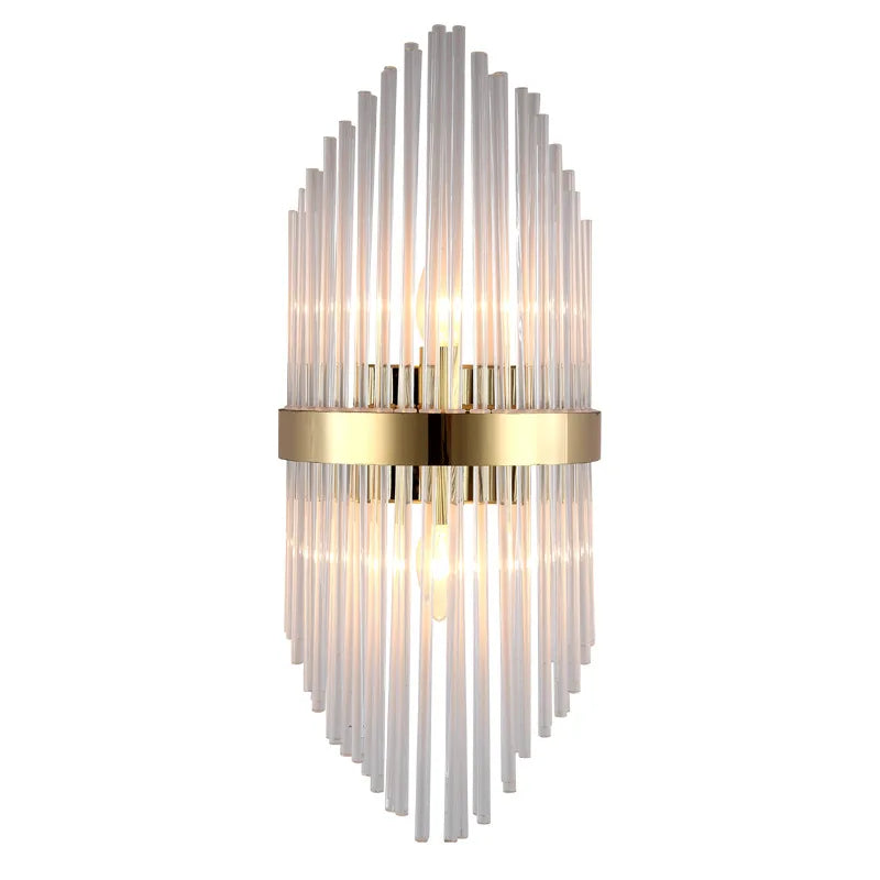 Decorbites™ Glasstab-Kristall-Wandleuchte: Moderne nordische Lichtluxus für Schlafzimmer, Wohnzimmer