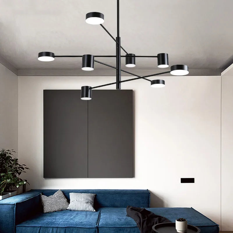 Decorbites™ LED-Kronleuchter aus Schmiedeeisen für Wohnzimmer, Schlafzimmer und Innenbeleuchtung
