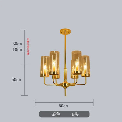 Decorbites™ Glasleuchter: Luxuriöser nordischer LED-Hängeleuchter für Wohnzimmer, Esszimmer, Schlafzimmer