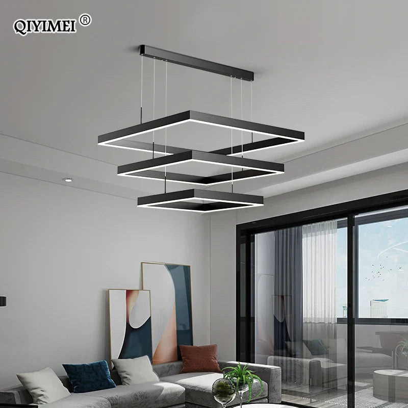 Decorbites™ LED-Kronleuchter: Moderne Aluminium-Lüsterlampen für Schlafzimmer, Flur, Esszimmer, Wohnzimmer
