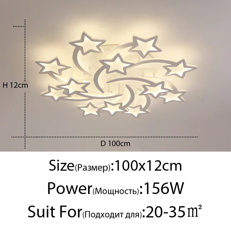 Decorbites™ LED-Kronleuchter: Moderne dimmbare Innenbeleuchtung für Schlafzimmer, Flur, Wohnzimmer