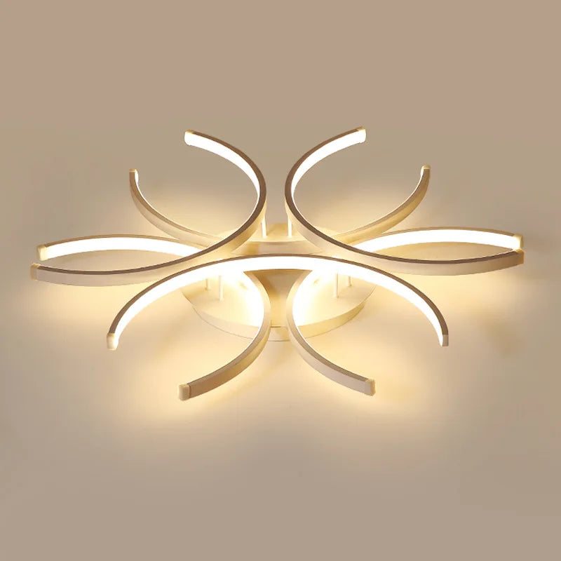LED-Hängelusterleuchten Weiß Moderne Deckenlampe Schlafzimmer Kreis Dachboden Wohn-Esszimmer Küche Innenbeleuchtung Armatur