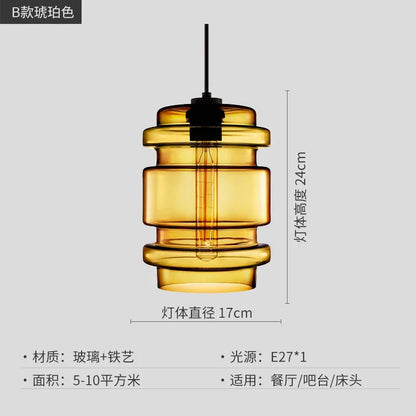 DecorBites™ Geometric Glass Pendant Light Collection: Modern Crystalline Pendant Series