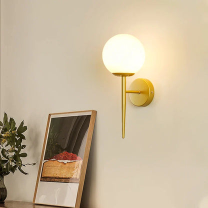 Decorbites™ Eisen-Wandlampe mit Glasball, elegante Wandlampe für Treppen und Lesen im Zuhause