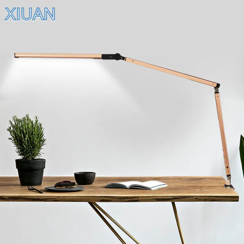 DecorBites™ Clip LED Desk Lamp with Touch Dimmer for Office and Reading