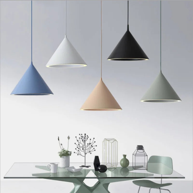 Decorbites™ Ringförmige Kegel-Hängeleuchte: Minimalistisches nordisches Design für Wohnzimmer, Restaurant, Bar