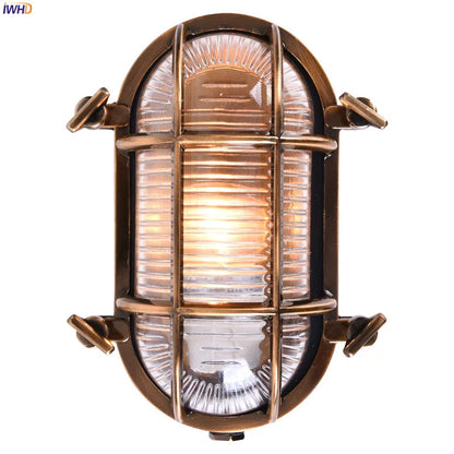Decorbites™ Industrielle Außenwandlampe Wasserdichte LED-Wandlampe für Veranda Garten Balkon
