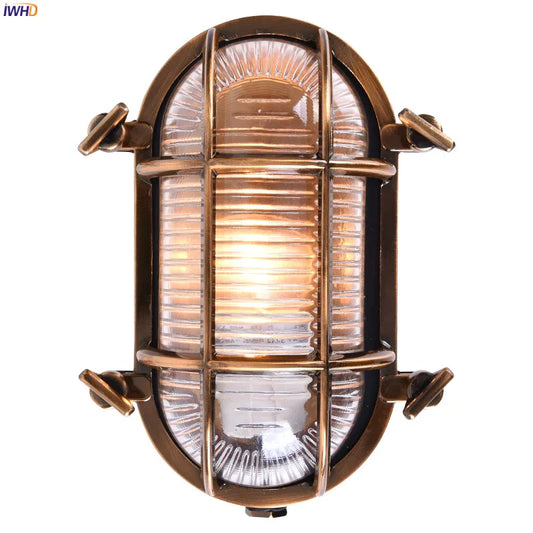 Decorbites™ Industrielle Außenwandlampe Wasserdichte LED-Wandlampe für Veranda Garten Balkon