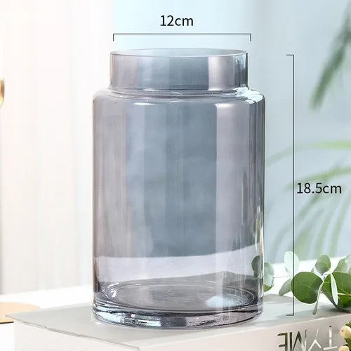 Gold Glass Hydroponic Vase