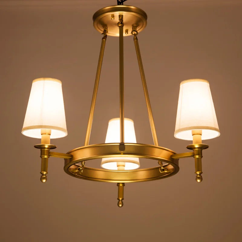 Decorbites™ Land-Stoff-Lüster: Schmiedeeisernes Schlafzimmer-Küchen-Wohnzimmer-Deckenlicht