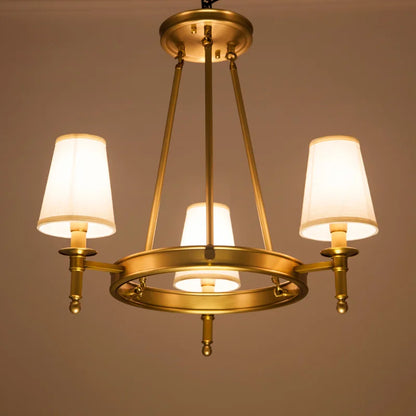 Decorbites™ Land-Stoff-Lüster: Schmiedeeisernes Schlafzimmer-Küchen-Wohnzimmer-Deckenlicht