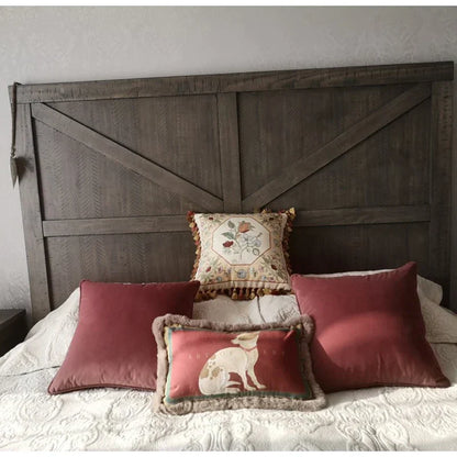 Decorbites™ Gerichts-Welpe-Druck Fellgefranst Bolster Bezug Dekoratives Kissenbezug
