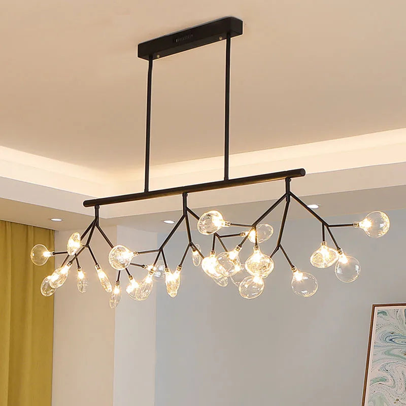 Decorbites™ Lineare Glühwürmchen-Kronleuchter: Elegante Baumzweige-Beleuchtung für die Hausdekoration