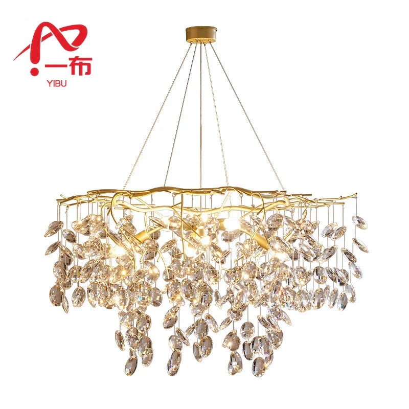 Decorbites™ Kristallzweig-Anhänger-Lüster für die Innenraumdekoration Leuchtenarmaturen