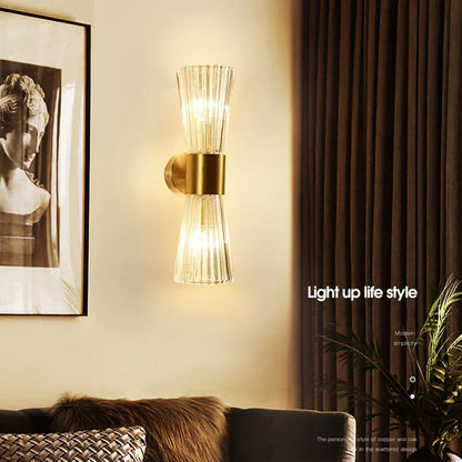 Decorbites™ Kristall-Wandleuchte: Moderne Innenbeleuchtung für Wohnzimmer, Treppenhaus und Flur