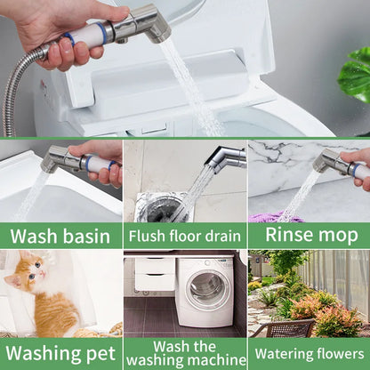 Decorbites™ Hochdruck-Handsprühdusche Bidet-Wasserhahn-Set