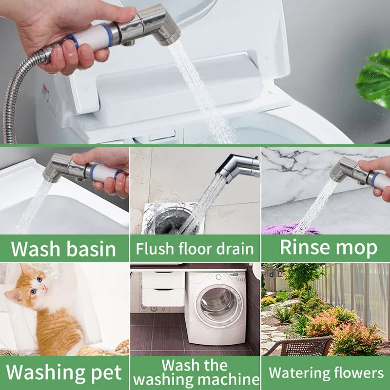 Decorbites™ Hochdruck-Handsprühdusche Bidet-Wasserhahn-Set