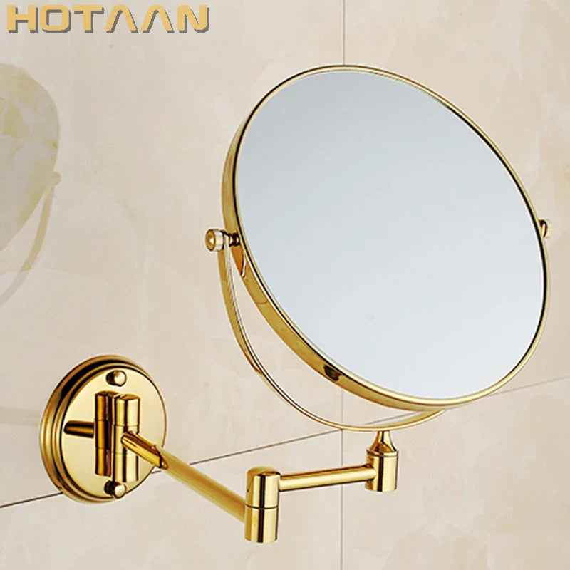 Gold Brass Cosmetic Mirror