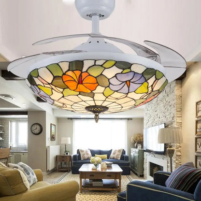 Decorbites™ 42-Zoll Retro-Deckenventilator mit Lampe und Fernbedienung für Wohnzimmer und Esszimmer