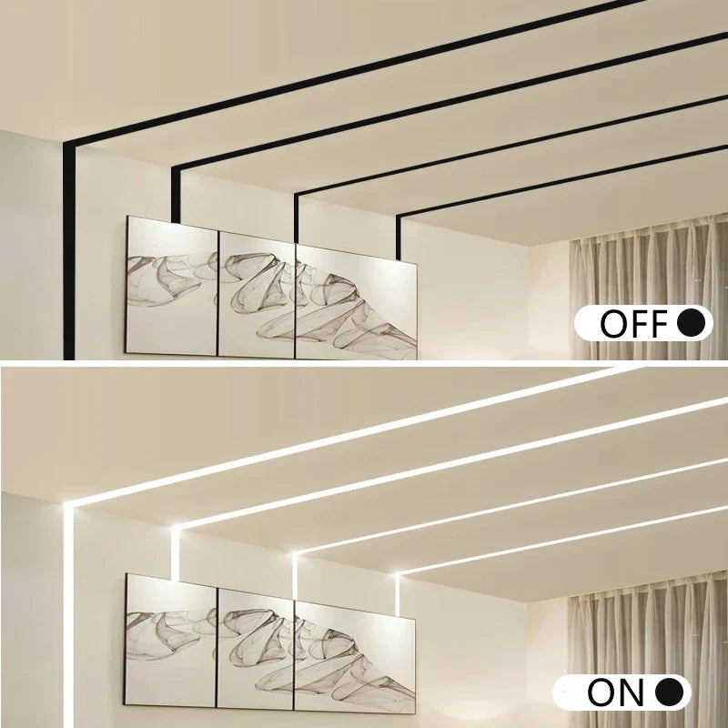 Decorbites™ LED Aluminiumprofile Einbaukanal Leistenlichter