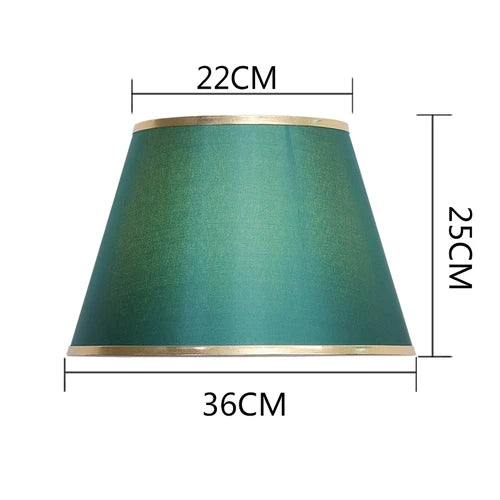 Gold Edge Cloth Lampshade