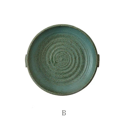 Decorbites™ Japanischer Stil Keramisches Rundes Teller - Restaurantqualitäts Geschirr