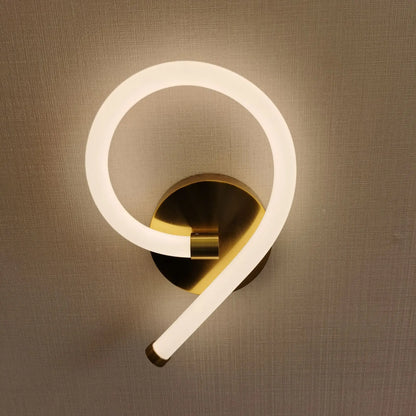 Decorbites™ Acrylring-LED-Wandleuchte für moderne Innenraumdekoration, Beleuchtung für Wohnzimmer und Schlafzimmer