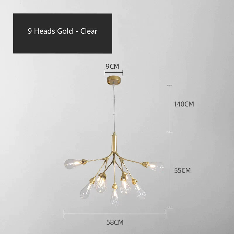 Decorbites™ Elegante Leuchtkäfer-Lüster – Luxuriöse nordische Beleuchtung für Schlafzimmer & Restaurant