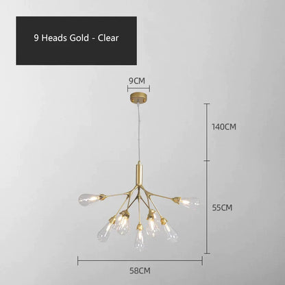Decorbites™ Elegante Leuchtkäfer-Lüster – Luxuriöse nordische Beleuchtung für Schlafzimmer & Restaurant