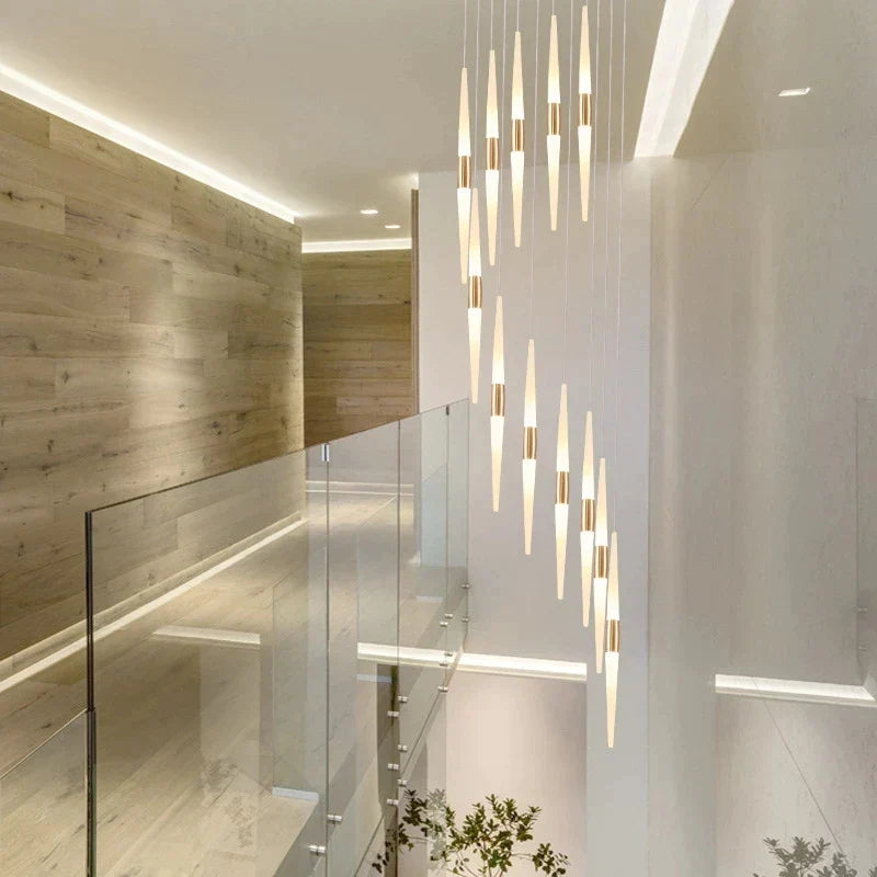 Decorbites™ LED-Kronleuchter: Atemberaubende Loft-Wohnzimmer-Schlafzimmer-Küchen-Deckenleuchte, langes hängendes Armatur