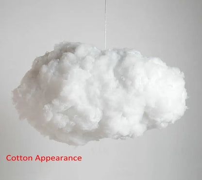 Decorbites™ Wolken-Hängeleuchte: Kreative weiße Baumwoll-LED-Hängeleuchte für Kinder und Kaffeeräume