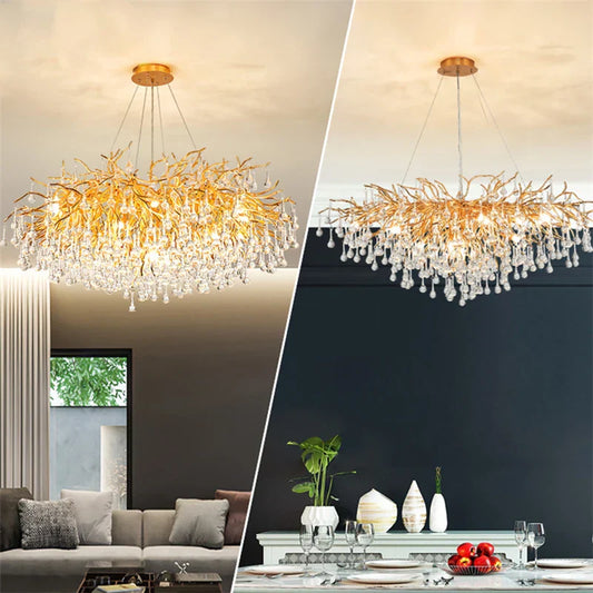 Decorbites™ Kristall-LED-Deckenleuchter für modernes Luxus-Dekor