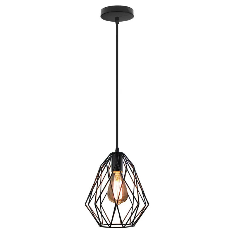 Decorbites™ Eisen-Metall-Käfig-Hängeleuchte Industrielles Vintage-Deckenlicht