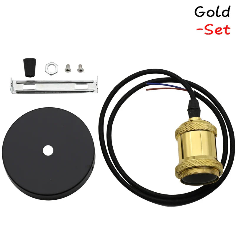 Decorbites™ Industrielle Hängeleuchte Lampe E27 90-265V Edison-Glühbirnenfassung Loft-Heimdekoration