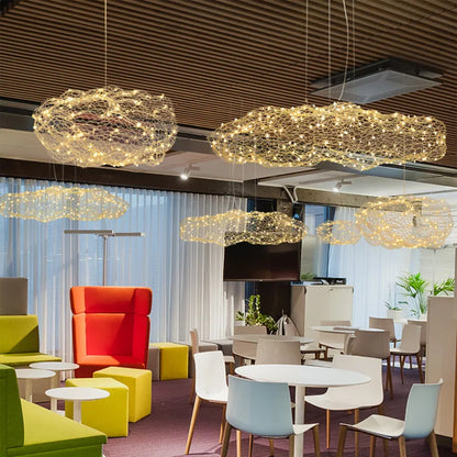 DecorBites™ Cloud Light: Nordic Design Floating Lamp for Bedroom, Hotel, Restaurant, Bar