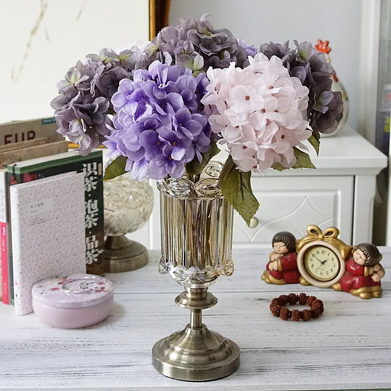 Decorbites™ Hortensienzweig Seidenblume Hochwertige Künstliche Party-Raum-Dekoration