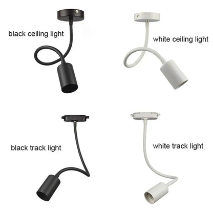 Decorbites™ LED Flex-Track-Leuchte für Bekleidungsgeschäfte - Schwarz Weiß Biegsame Stange Biegeleuchte