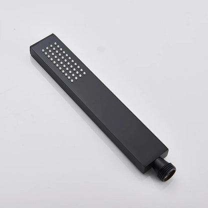 DecorBites™ Black ABS Handshower Head with 150cm Stainless Hose - Wall Mounted Faucet Accessory