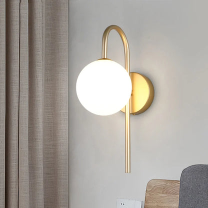 Decorbites™ Glas-Kugeln-LED-Wandleuchte für elegante Beleuchtung im Wohnzimmer, Schlafzimmer, Hotel und Treppenhaus