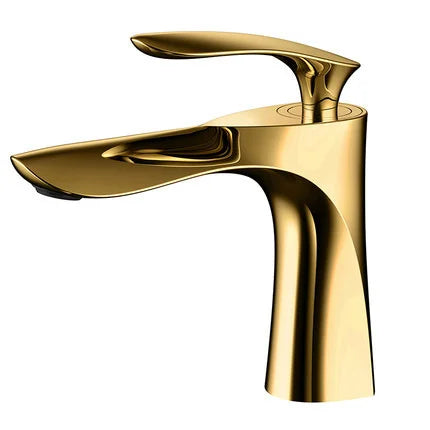 Gold Deck Mounted Faucet